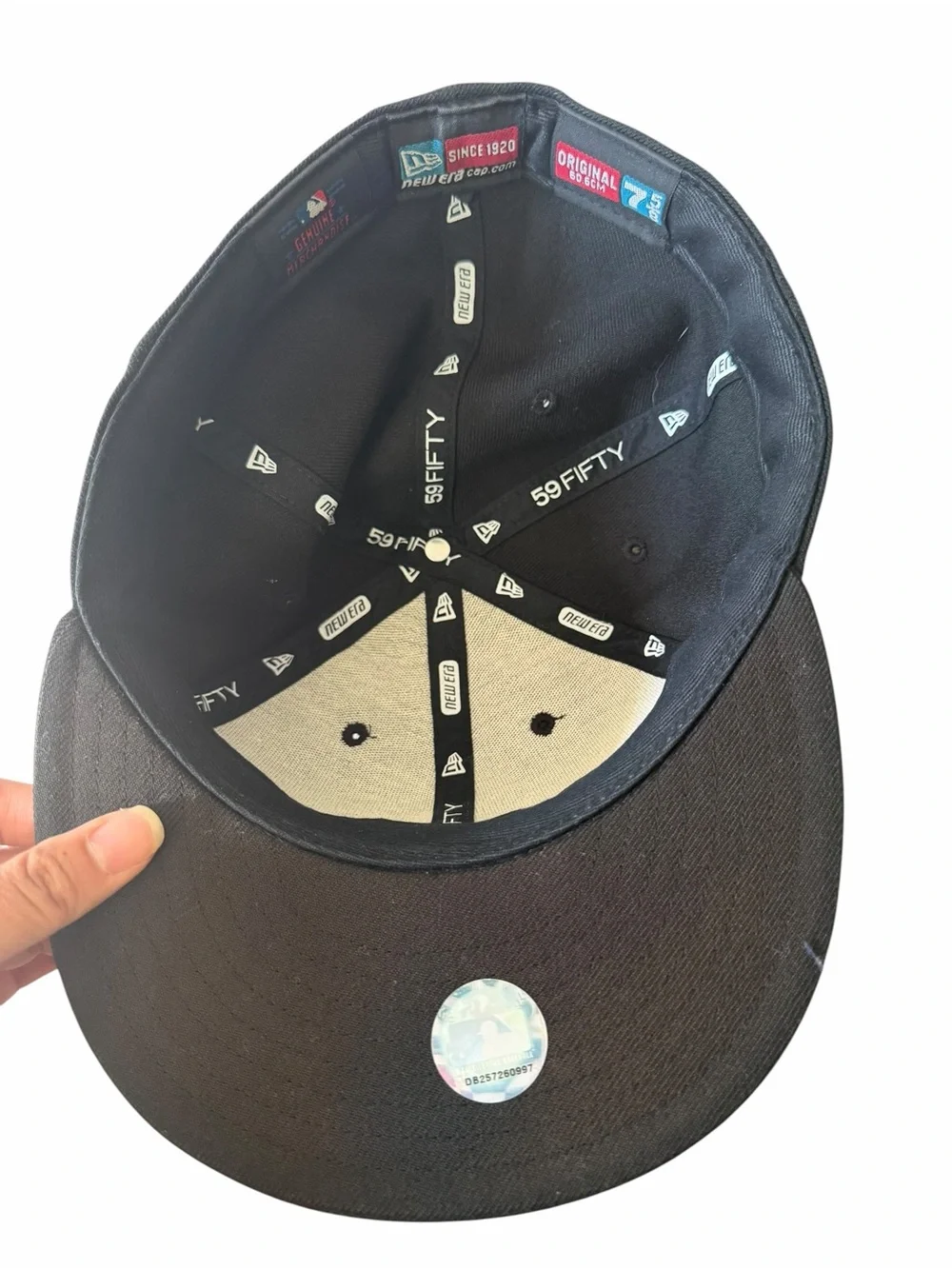 59 Fifty Boston Red Sox Baseball Black Hat 7 5/8 original 60.6cm